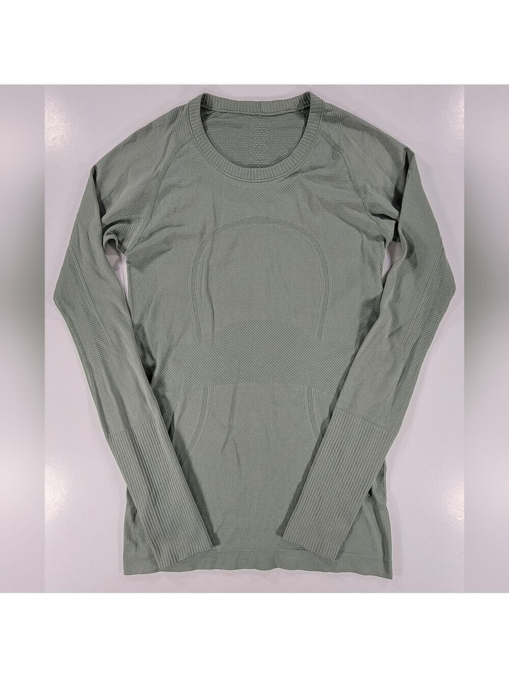 Lululemon Swiftly Tech Womens Long Sleeve Shirt 6 Pullover Crew Palm Court Run
